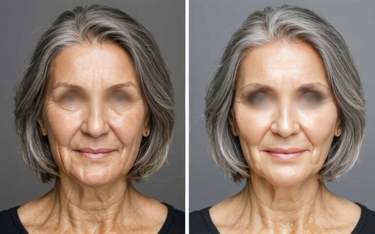 Lifting facial caso 4 — antes y después